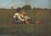 Boys in a Pasture (mk44) Winslow Homer